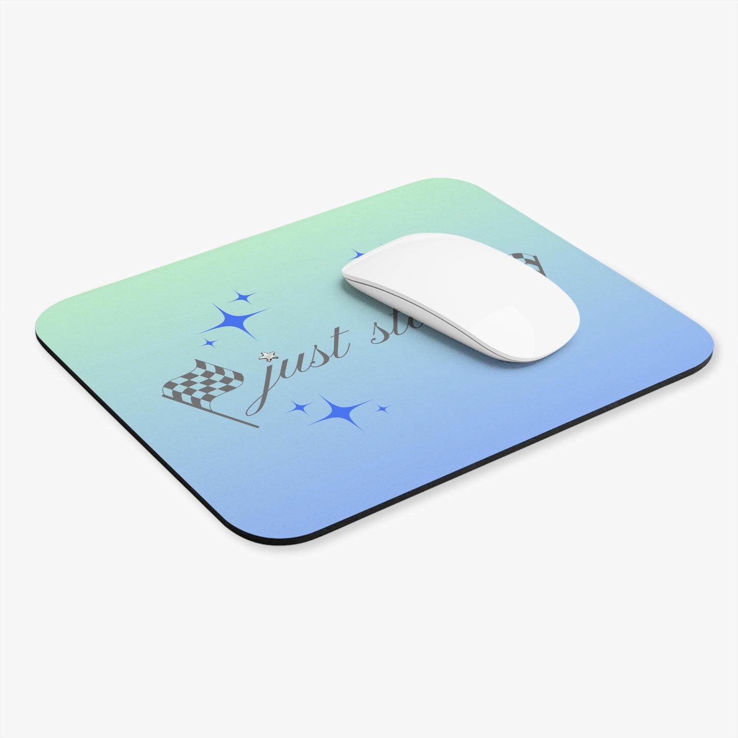 Just Start Motivational Racing Gamer Mouse Pad Sky Haze 🖱️